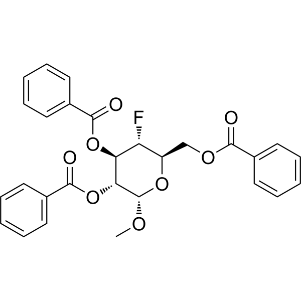 α-D-Glucopyranoside,methyl 4-deoxy-4-fluoro,2,3,6-tribenzoate 84065-98-5